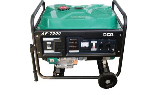 موتور برق بنزینی تک فاز 6 کیلووات دی سی ای AF7500